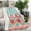Plaid bohème doublé sherpa 50 x 60 pouces 2