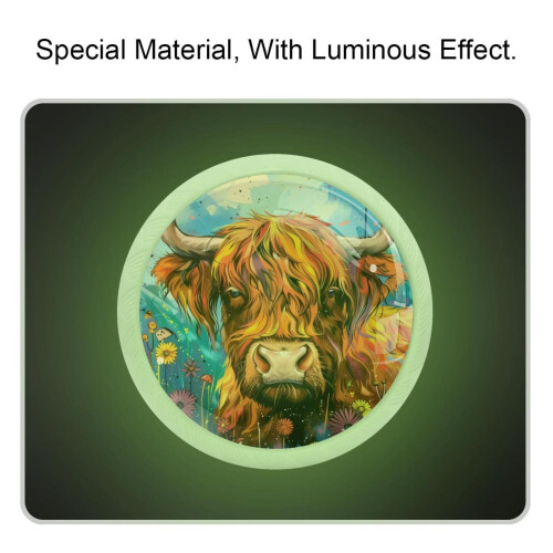Boutons de meuble en cristal Highland Cow (4 pièces) 1