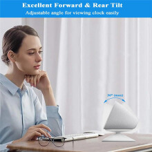 Adjustable Stand for Echo Show 5 (3Rd Gen), Display Magnetic Stand Mount, with 360 Degree Anti-Slip Base - White
