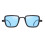 Blue PC Sunglasses for Men and Boys UV Protection Square 7