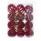 Christmas Ornaments Set Flocked Black Suede 12 pcs 1