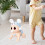 Interactive Crawling Doll Toy with Music Lights and 4
