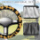 Leopard Print Golf Cart Steering Wheel Cover Universal 4