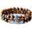 Bracciale GXCZ per uomo e donna con pietra blu lucida 4