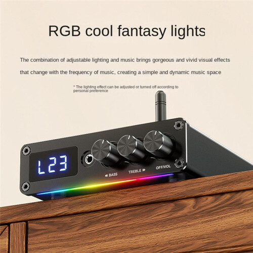 Power Amplifier 2PCS TPA3116D2  5.3 Class D 2.0 Audio Amplifier 200W USB Input with Remote Control Eu Plug