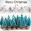 Décorations de Noël intérieur et extérieur 2024 - Mini sapins 6