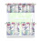 Purple Flower Bird Kitchen Curtains and Valance Set 3 pcs 1