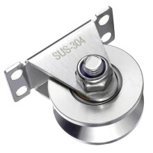 Cable Pulley Wall Mounted V-Type 304 Stainless Steel 1 Pack