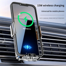 66W Magnetic Car Phone Holder 15W Fast Wireless Charger Infrared Induction Touch Sensing Mobile Phone Stand for