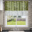 Floral Lace Tiered Valance Curtain Polyester 1-Pack 1