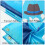 Vatertags-Partybanner, blauer Polyester-Hintergrund, 78,7 x 3