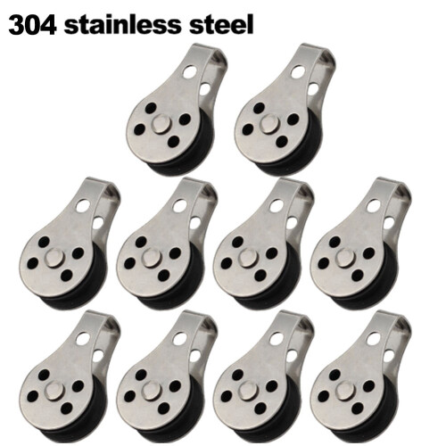 Stainless Steel Single Pulley 10 pcs