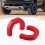 Front Tow Hook Covers Replacement Hitch Cover Red 8