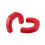 Front Tow Hook Covers Replacement Hitch Cover Red 5