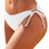 Damen-Bikini mit niedrigem Bund und seitlichen Bindebändern, einfarbig 2