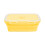 Boîte alimentaire pliable en silicone jaune 1200 ml 4