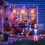 Mini julbelysning med grön tråd 200 LED vit röd blå 2