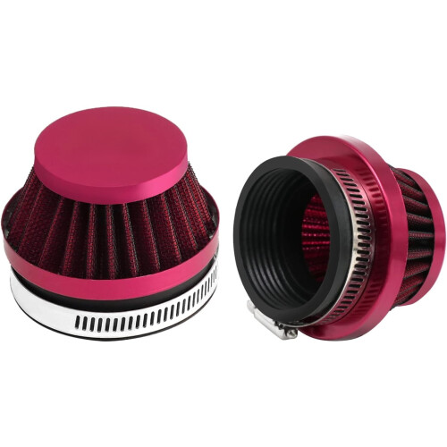 Motorcycle Air Intake Filter 55mm 2PCS