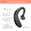 Auricolare Bluetooth 5.0 ultraleggero con microfono e gancio per l'orecchio 6