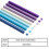 Star Decoration Folding Paper Strips 540 Sheets Double Color 2