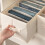Boîte de rangement lavable à 7 compartiments pour placard 4