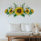 Flower Wall Sticker Decor Removable Waterproof for Living 4
