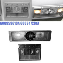 2Pcs Front&Rear Roof Reading Light 6Q0947291A 6Q0947613A for 9N 02-10 Leon ALtea Dome Light Lamp