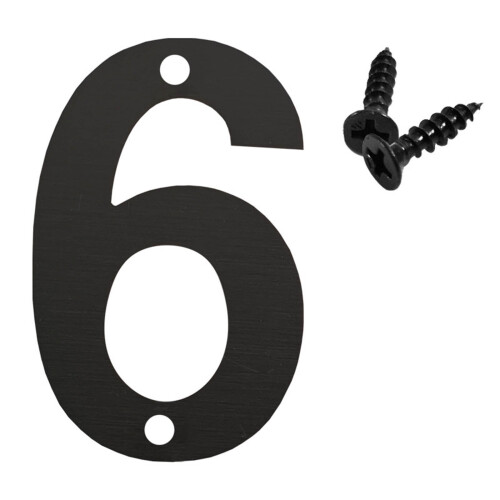 Metal Floating House Numbers Rustproof Weatherproof 5-Pack