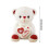 Heart Plush Teddy Bear Soft Stuffed 4PCS 25cm 3