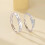 Star Promise Ring Set S925 Sterling Silver CZ Adjustable 4