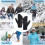 Winter Gloves Outdoor Warm Windproof Unisex 7
