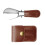 Foldable Stainless Steel Shoehorn with PU Leather Handle 8