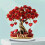 Ακρυλικό Διακοσμητικό με Τριαντάφυλλο και Κρεμαστές Καρδιές, 1 Τεμάχιο 7