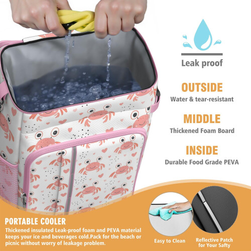 Sac à dos isotherme de camping 26L étanche et imperméable 1