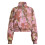 Women's Oversize Quarter-Zip Sweatshirt Camo Forest Pink 4