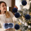 Christmas Balls Flocked 10 cm 2 pcs Blue 3