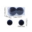 Christmas Balls Flocked 10 cm 2 pcs Blue 2