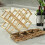 Foldable Wood Wine Rack Stackable Organizer 12 Bottles 6