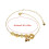 Women's Adjustable Titanium Steel Ankle Chain, 1 Piece 1
