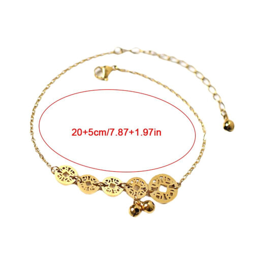Women's Adjustable Titanium Steel Ankle Chain, 1 Piece