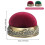Vintage Pin Cushion Sewing Accessory Alloy Base Half-Ball 2