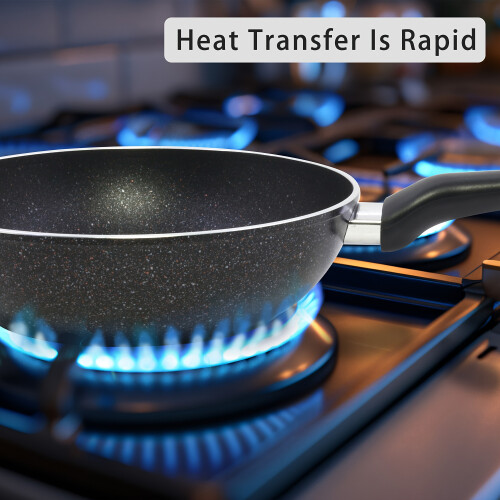 Iron Frying Pan Nonstick for Induction Cooktops 1