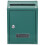 Vintage Office Mailbox Green 30x21x6 cm 3