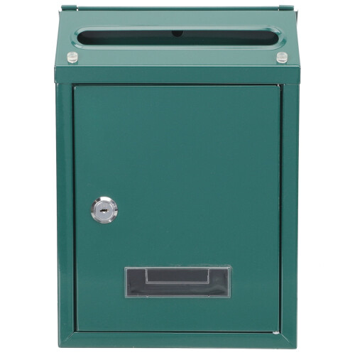 Vintage Office Mailbox Green 30x21x6 cm 2