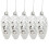Glitter Pinecone Ornaments Silver 5 Pcs 1