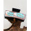 Western Denim Claw Clip with Fox Pattern Resin Animal Design 6