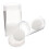 Plastic Coin Tubes Clear Anti-Oxidation Easy Open 2 Pcs 4