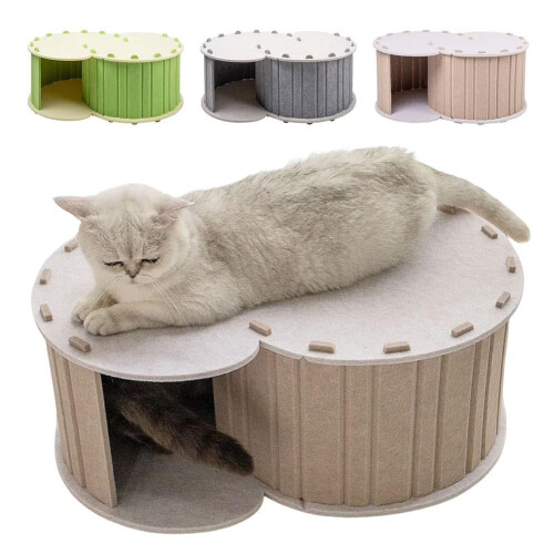 Cat Cave Tunnel Foldable Indoor Pet House 1