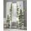 Cardinal Red Bird Snowfall Sheer Curtains 2 Panels 52x84 4