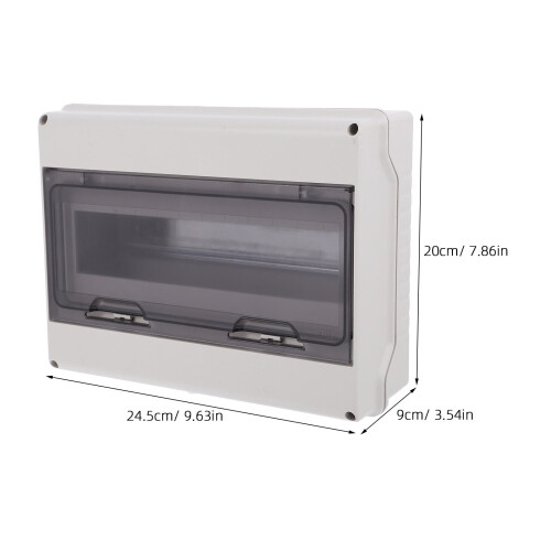Weatherproof Electrical Distribution Box with DIN Rail 1